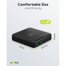 USB-C™ PD GaN Multiport-Tischladegerät (100 W) schwarz