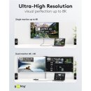USB-C™-Kabel, USB4™, 240 W, 40 Gbit/s, Power Delivery, 0,5 m