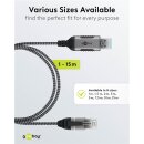 Ethernet-Kabel USB-A 3.0 auf RJ45, Slim, 3 m