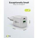 USB-C™ PD GaN Dual-Schnellladegerät Nano (20 W) weiß