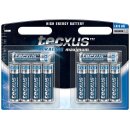 5er-Set rote LED-Echtwachs-Stabkerzen, inkl. Fernbedienung und 10x AA (LR 6)