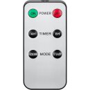 5er-Set rote LED-Echtwachs-Stabkerzen, inkl. Fernbedienung und 10x AA (LR 6)