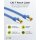 RJ45-Patchkabel CAT 6A S/FTP (PiMF), 500 MHz mit CAT 7 Rohkabel, 2 m, blau, 5er-Set