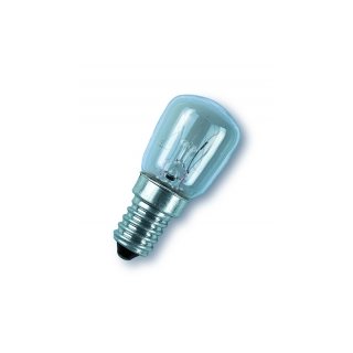 Radium - Birnenlampe, klar P 25W/230/C/E14