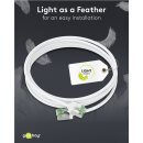 Ultraflexibles CAT 8.1 Patchkabel, slim, U/FTP, weiß