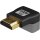 HDMI™-Winkeladapter 90° vertikal, 8K @ 60 Hz, vergoldet