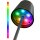 Kabellose LED-Tischleuchte RGBW, schwarz