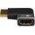 HDMI™-Winkeladapter 90° horizontal, 8K @ 60 Hz, vergoldet