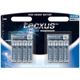 10 kabellose LED-Weihnachtsbaumkerzen inkl. 10x AAA (LR03)