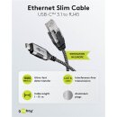Ethernet-Kabel USB-C™ 3.1 auf RJ45, Slim, 2 m