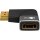 HDMI™-Winkeladapter 270° horizontal, 8K @ 60 Hz, vergoldet
