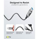 Ethernet-Kabel USB-A 3.0 auf RJ45, Slim, 7,5 m
