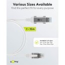 Ethernet-Kabel USB-A 3.0 auf RJ45, Slim, 3 m