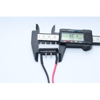 Akku-Ausgangskabel für eBike Silverfish-Akkus - Stecker mit 4 Pins - Kabellänge ca. 15cm