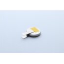 Akku - Knopfzelle - LIR2450 - 3,6 Volt 120mAh Li-Ion ohne Lötfahne [Ableiter]
