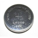 Akku - Knopfzelle - LIR2450 - 3,6 Volt 120mAh Li-Ion ohne Lötfahne [Ableiter]