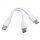 PATONA Premium USB-C 4x AAA Micro Akkus Lithium 750mWh 1,5 Volt aufladbar mit 1 zu 2 USB-C Ladekabel