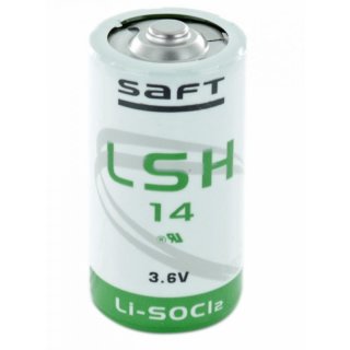 Saft - LSH14 - Baby C - 3,6 Volt 5500mAh Li-SOCl2