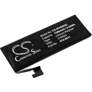 Ersatzakku - CS-IPH500XL - Apple iPhone 5 - 3,8 Volt 1590mAh Li-Polymer