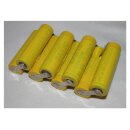 Akkupack für QUANTUM TURBO SC / 8HR-AAU - 9,6 Volt - 2500mAh / 24,00Wh zum Selbsteinbau