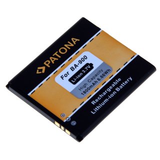 Ersatzakku - Sony Xperia T / LT29i / BA900 - 3,7 Volt 1800mAh Li-Ion