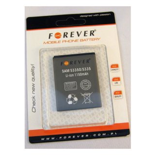 forever - Ersatzakku Samsung S3350 / S335 - 3,7 Volt 1150mAh Li-Ion