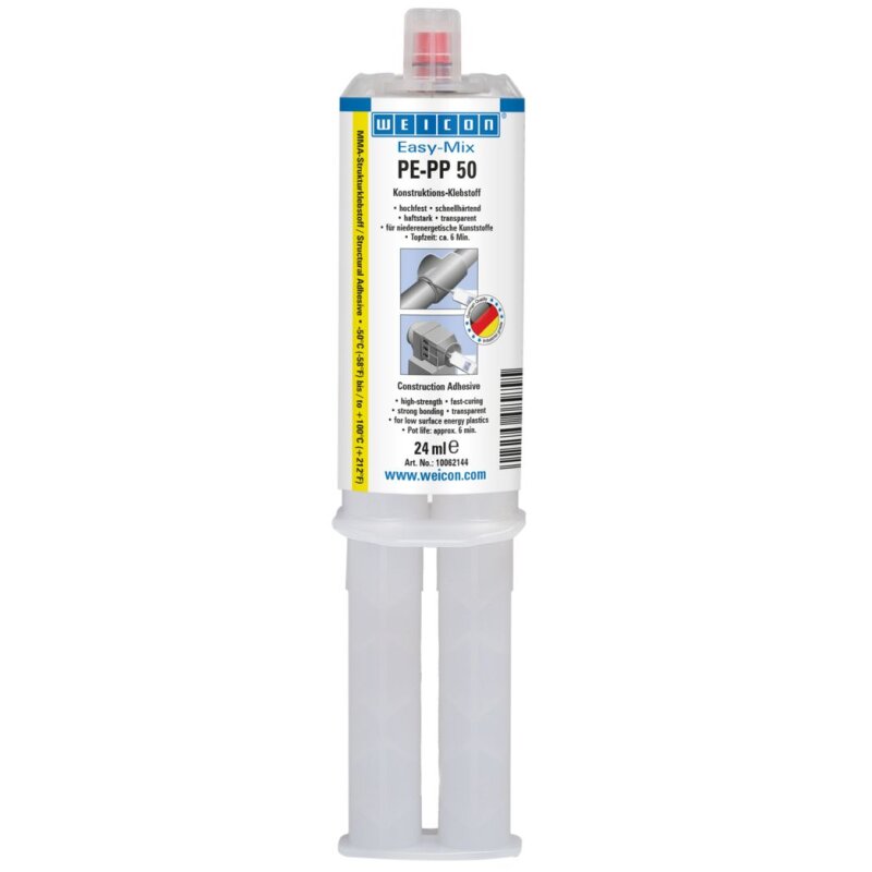 WEICON Easy-Mix PE-PP 50 – 50ml - Konstruktionsklebstoff für PE