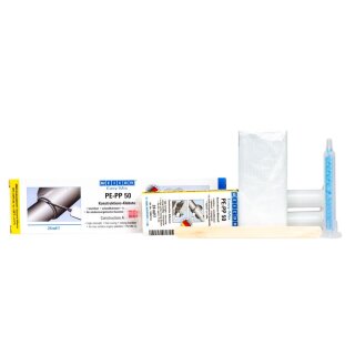 WEICON Easy-Mix PE-PP 50 – Konstruktionsklebstoff für PE, PP und TPE - 24ml (Set)