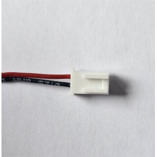 Akkuanschlusskabel für Minicars, 0,25 mm², Silikonlitze, 30 cm