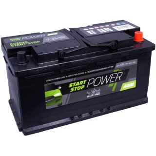 intAct AGM95SS Start-Stop Batterie 12 Volt 95Ah 850A – Zuverlässige Power für moderne Fahrzeuge