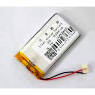 Einzelzelle - 802844 - 3,7 Volt 1000mAh Li-Polymer