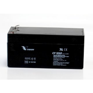 Vision - CP1232 - 12 Volt 3,2Ah Pb