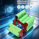Ersatzakku für ETA 0449, 0449 90000, 0449 Moneto - 14,4 Volt 1500mAh Ni-MH Staubsauger