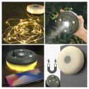 XCell LED-Light STRING inkl. Akku / max. 250 Lumen - Multifunktionales LED-Light mit drei Einsatzmöglichkeiten in einem: Laterne, Taschenlampe und Lichterkette