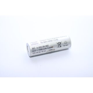 Akkureparatur durch Zellentausch - HEINE - X-002.99.382 - 3,6 Volt Ni-MH Akku