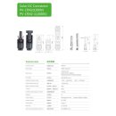 Solar PV Stecker PV-LTM2-1 männlich MC4-kompatibel | 1000V DC, 30A | für 2,5-6 mm² Solarkabel