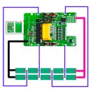 Akkugehäuse BL1830BT transparent mit BMS-Platine für Makita 18 V LXT, 10× 18650, DIY-Bausatz oder Ready To Use