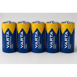 Varta LR20 D Mono Batterie Industrial Pro 1,5V Alkaline 5 Stück unverpackt