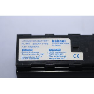 Akkureparatur durch Zellentausch - Sharp HL-445 / BTL-445 Hähnel - 7,4 Volt Li-Ion Akku