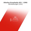 Camelion - AG1 / LR60 / LR621 / 364 - 1,5 Volt 14mAh Alkali - lose