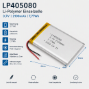 Einzelzelle - 405080 - 3,7 Volt 2100mAh / 7,77Wh Li-Polymer Akku mit PCB