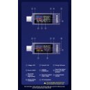USB-C Power Meter KWS-2302C USB Tester Voltmeter Amperemeter Schnelllade-Tester bis 12A