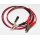 Krokodilklemmen - 2er Set - schwarz / rot - groß - 8cm - ca. 1m Ableiter 6mm²