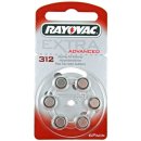 Rayovac - EXTRA Advanced - 312 - 1,4 Volt 180mAh Zinc Air...
