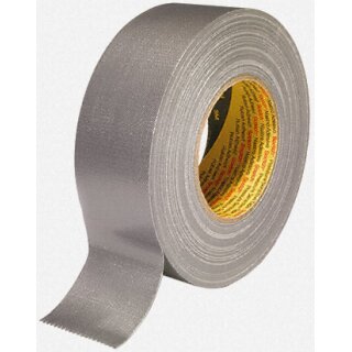 3M - Gewebeband PE-beschichtet Silber bis 70°C, Stärke 0.26mm, 50mm x 50m
