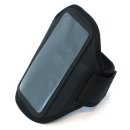 OTB - Armband kompatibel zu Apple iPhone 5S / Samsung Galaxy S4 / Galaxy S5 schwarz