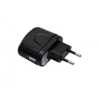 Netzteil 1x USB 2,0A black - Ladegerät für USB Geräte - 5 Volt 2000mA