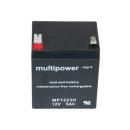 Multipower - MP1223H - 12 Volt 5000mAh Pb - hochstromfähig - Faston 6,3mm