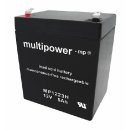 Multipower - MP1223H - 12 Volt 5000mAh Pb -...
