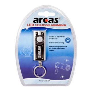 ARCAS - LED Schlüsselanhängerleuchte - rechteckig - verschiedene Farben